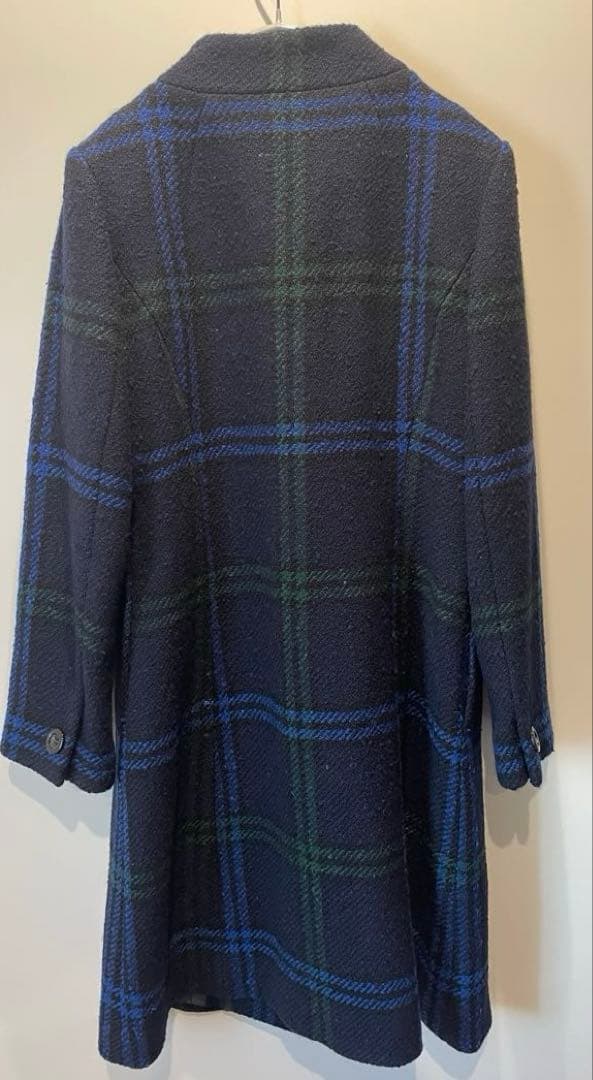 Yorkland チェック柄ロングコート