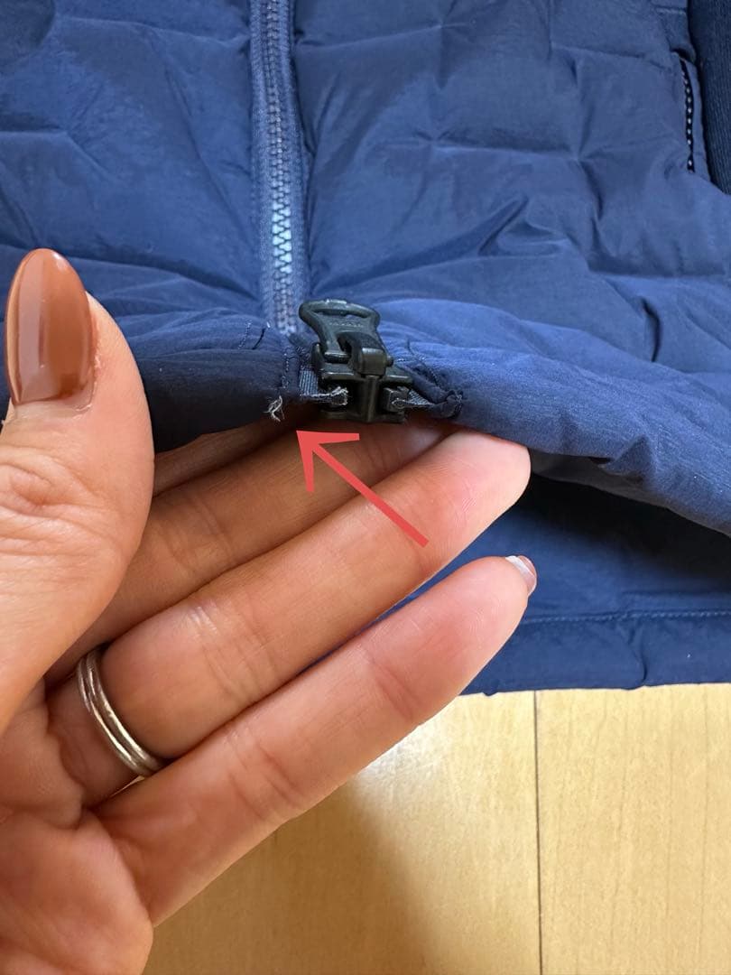 ブリーフィング　ハイブリッドダウンジャケット　ネイビー Mサイズ