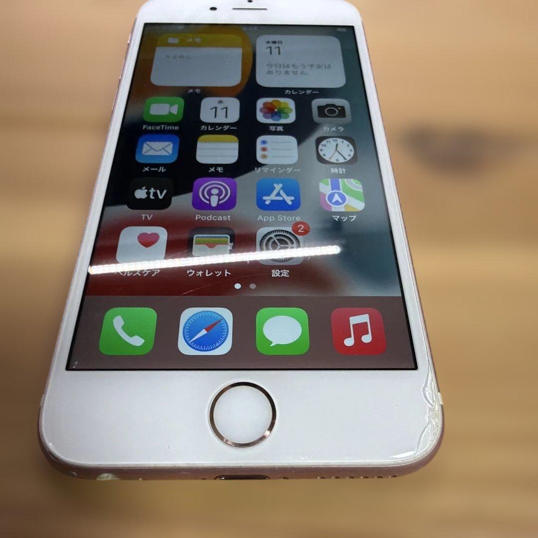 iPhone6s 128GB ローズゴールド　NKQW2J/A バッテリー86%