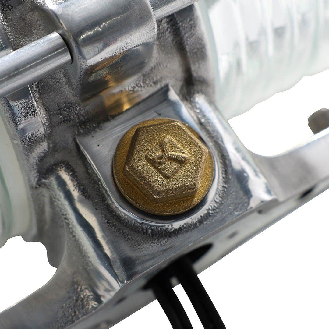 新品 アルミニウム ツイン ガラス ウォール ランプ ダルトン 照明