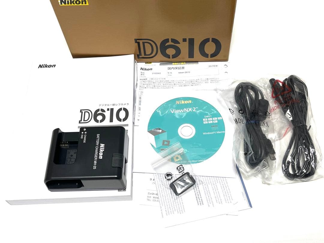 ☆撮影数3万回以下☆NikonD610純正パワーパック元箱付セット