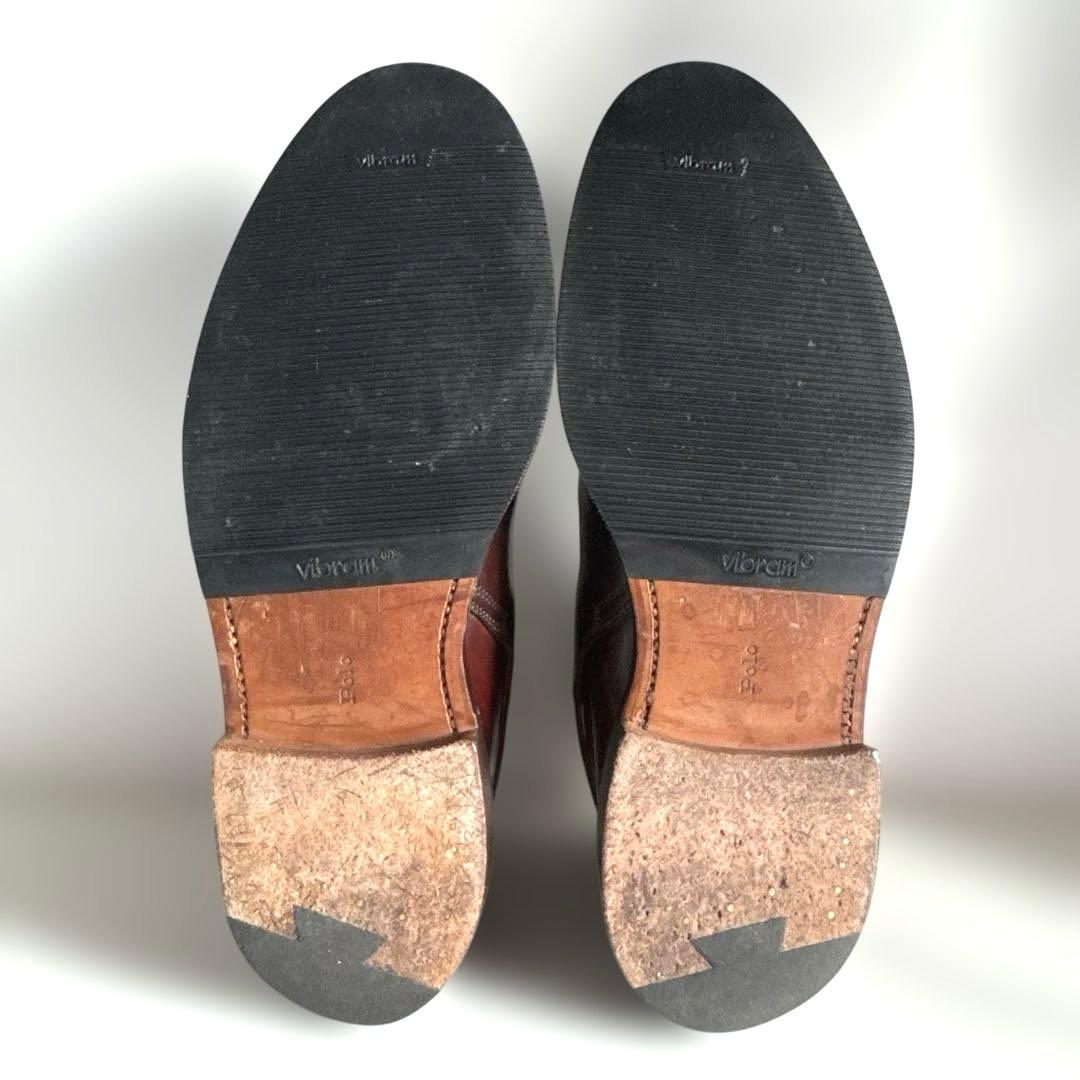 ポロラルフローレン　ジョッパーブーツ　コードバン　イギリス製　UK8E