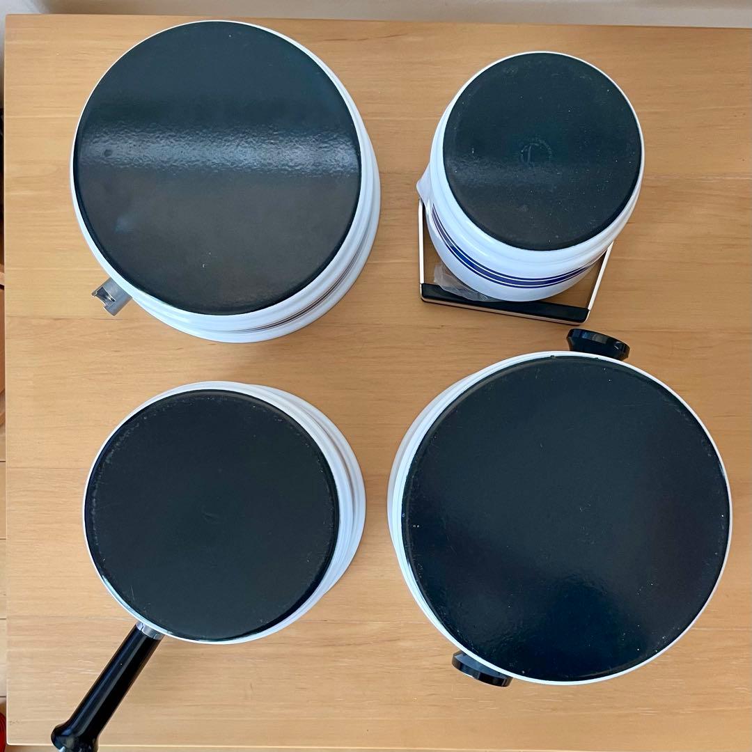 激レア！【デッドストック】キャサリンホルム　スタッキング　鍋4点セット