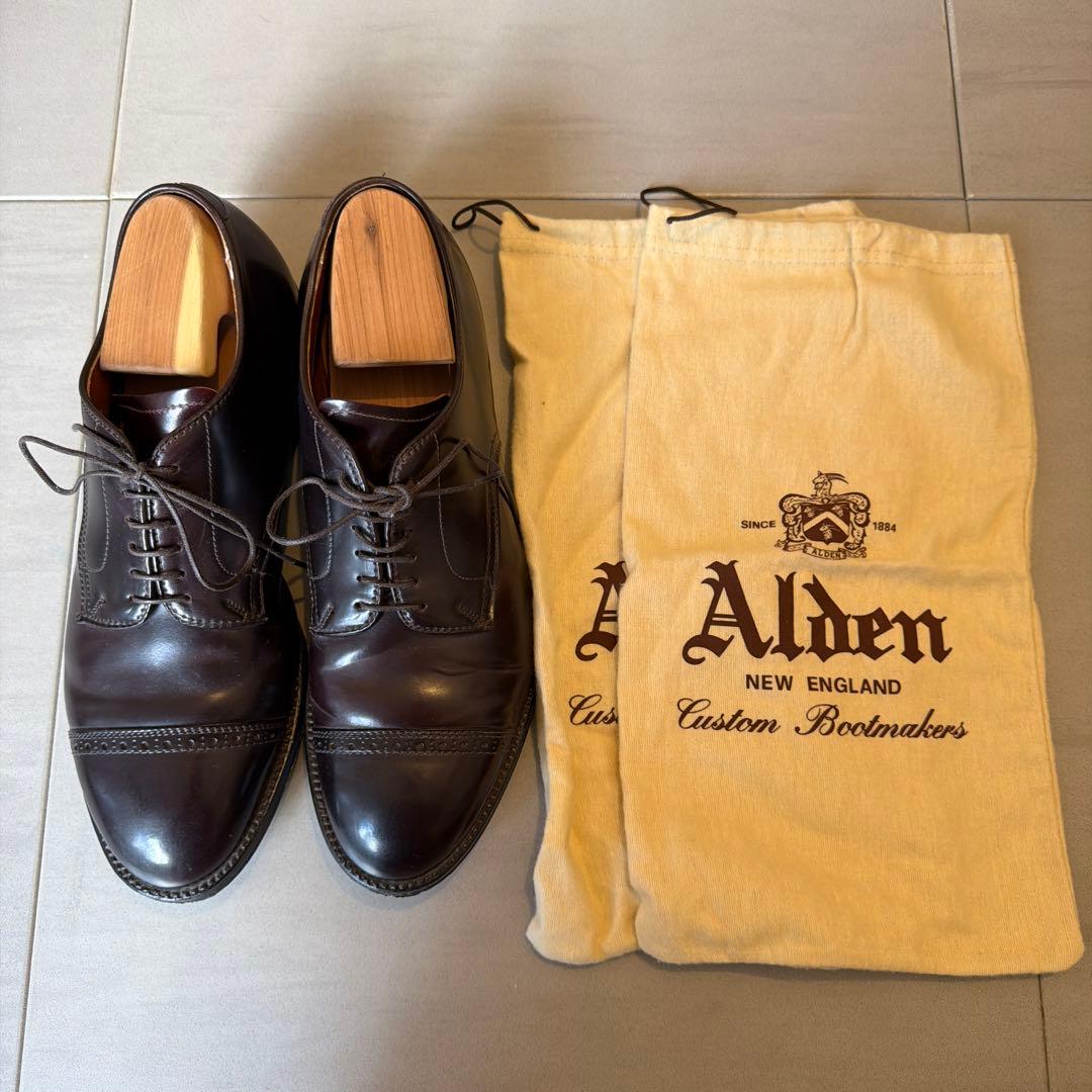 Aldenオールデン 56259 パンチドキャップトゥ