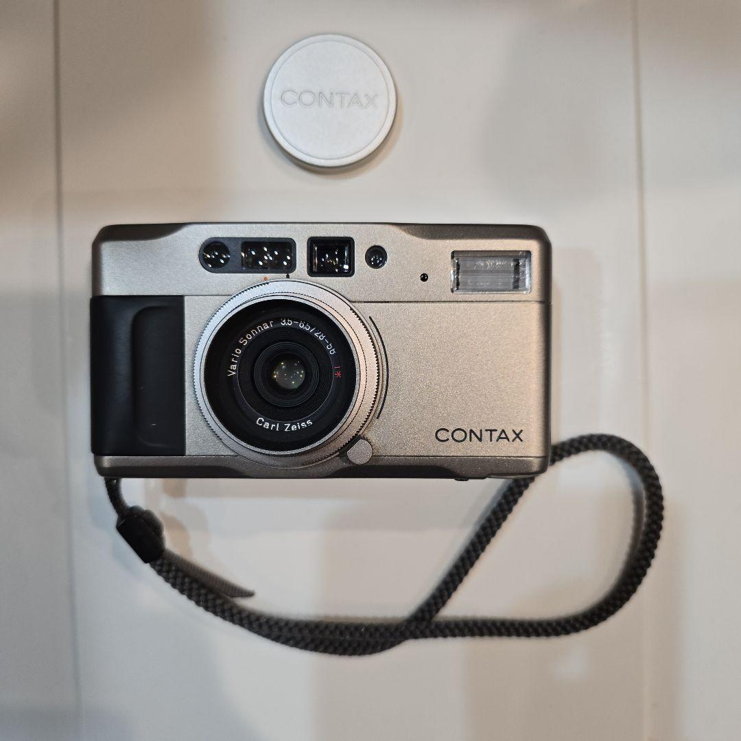 CONTAX TVS シルバー コンパクトフィルムカメラ