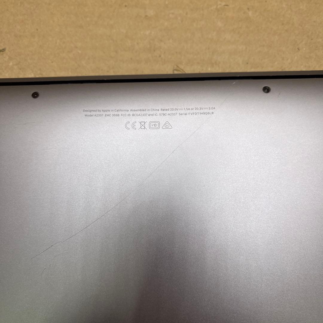 Apple MacBook Air M1 2020 13インチ　スペースグレイ