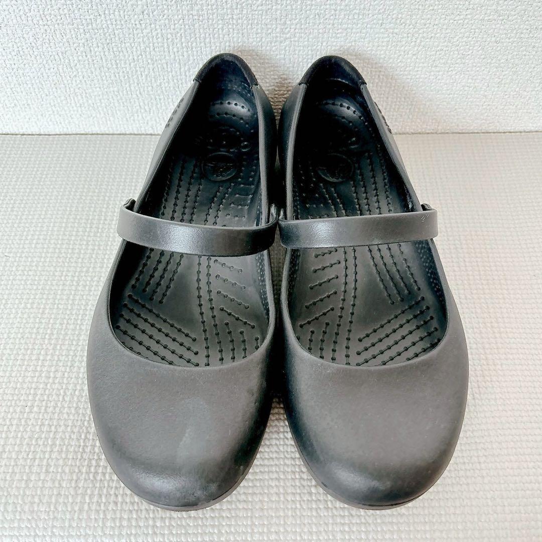 美品✨クロックス アリスワーク 黒 W9 25.0 メリージェーン