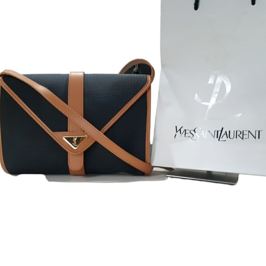 YSL イヴサンローラン ショルダーバッグ バイカラー SAINTLAURENT