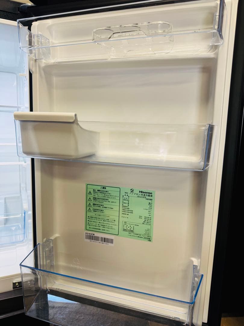 6r35 Hisense 2ドア冷凍冷蔵庫 HR-D15FB 162L 中古
