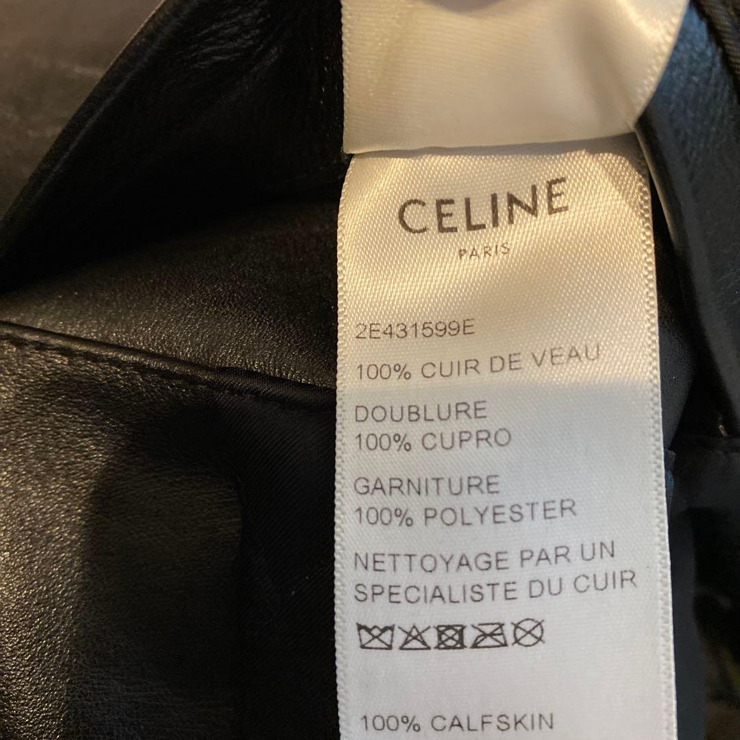 CELINE エディ レザージャケット