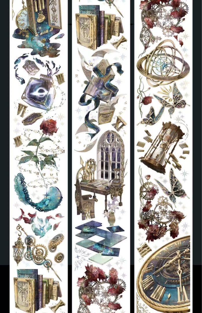 海外 PETテープ マスキングテープ 時計