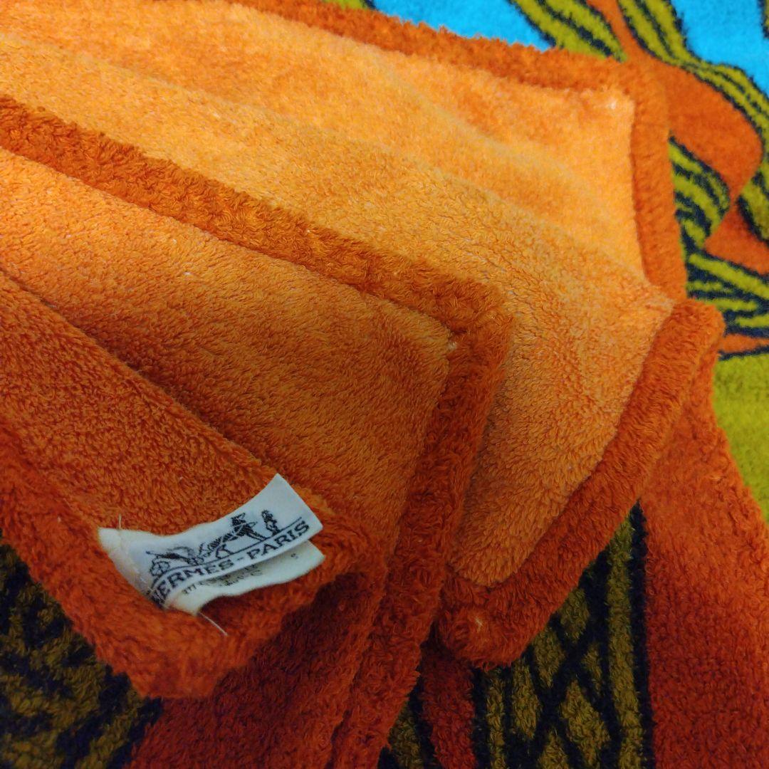 HERMES ビーチタオル 牛のデザイン