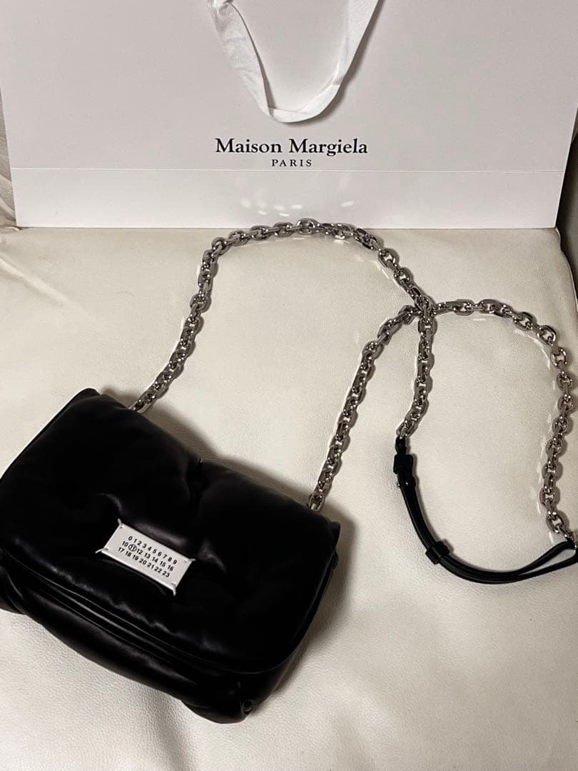 メゾンマルジェラ グラムスラム　フラップ　スモール　ショルダーバッグ