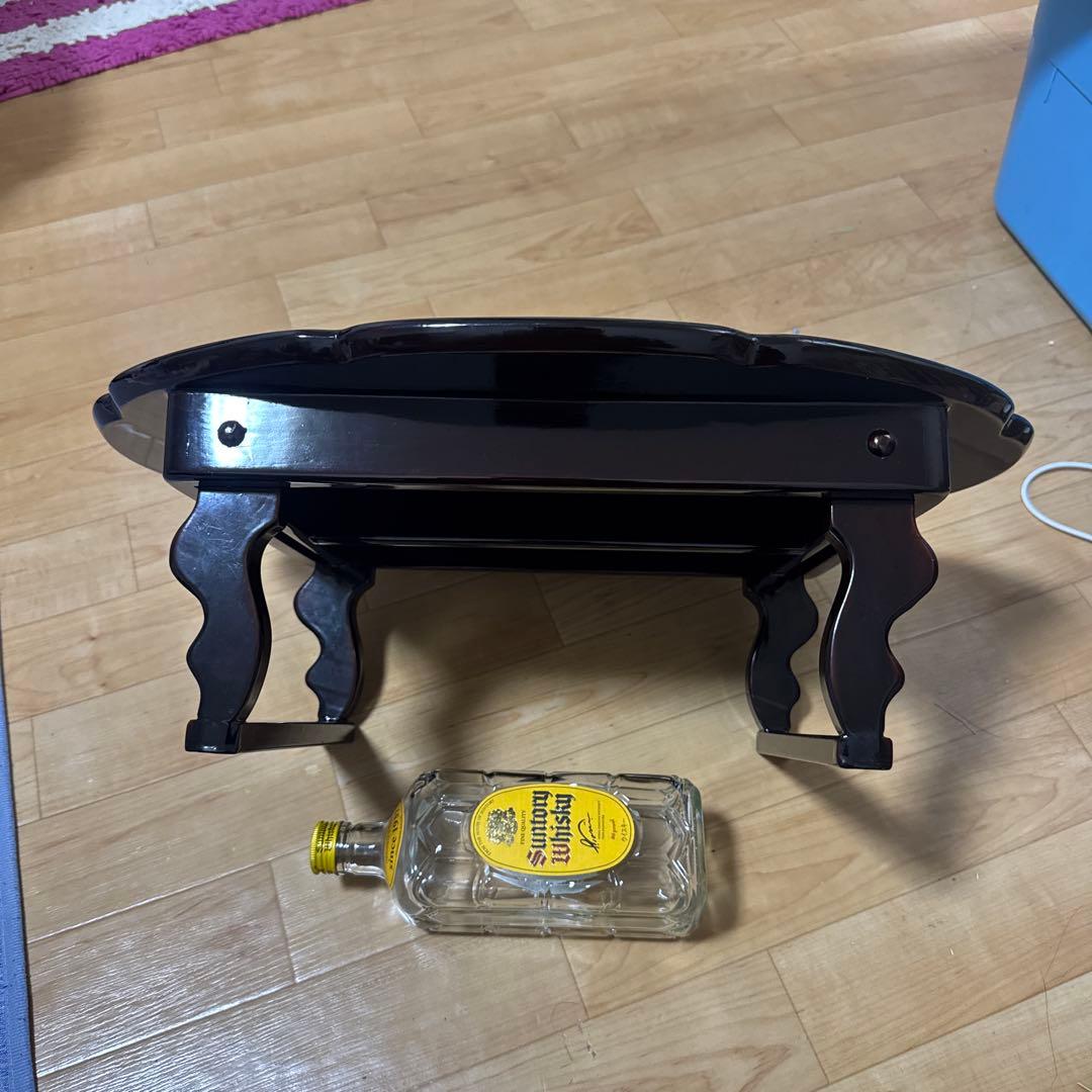 韓国伝統工芸 螺鈿細工 貝殻細工 鳳凰 螺鈿台 アンティーク家具