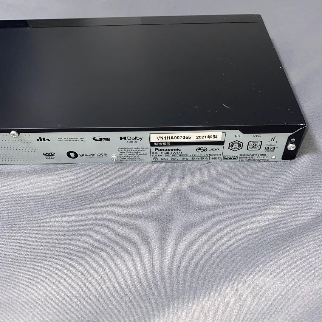 レコーダー Panasonic DMR-2W201 BLACK