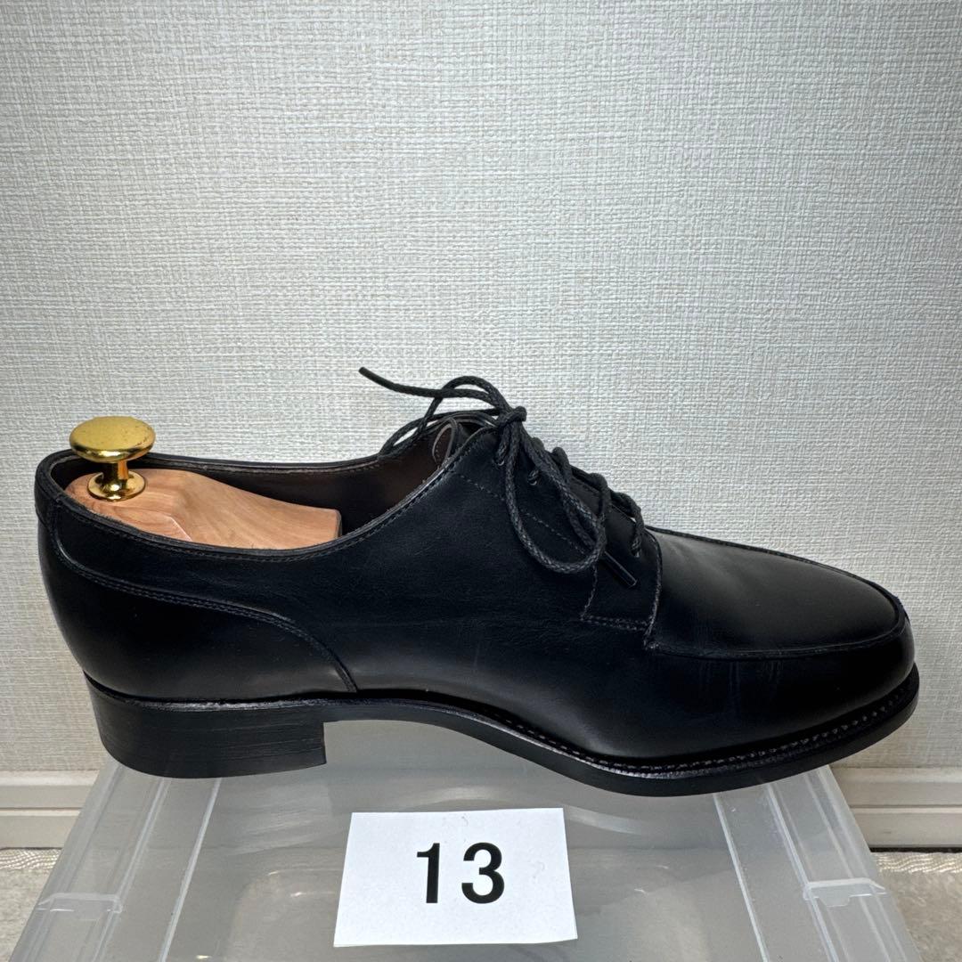 13 極美品　バーニーズニューヨーク　革靴　Uチップ　7 25.0 ブラック