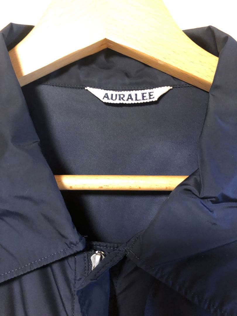 ジャケット・アウター auralee LIGHT NYLON ZIP SHIRT