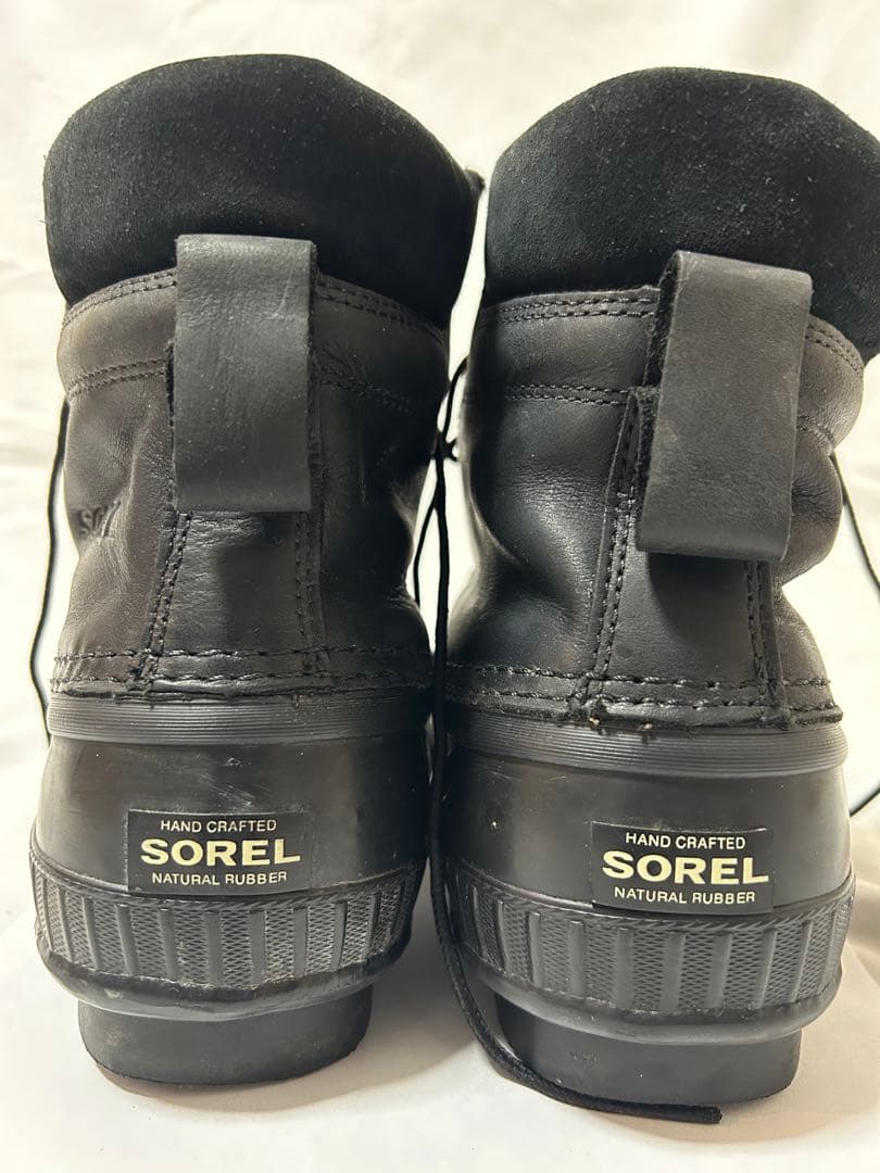 ≪美品≫【ソレル SOREL】シャイアンII 防水レザー 25㎝