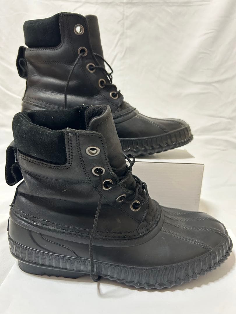 ≪美品≫【ソレル SOREL】シャイアンII 防水レザー 25㎝