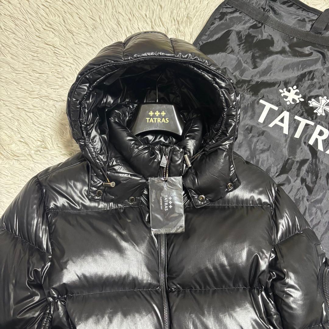 TATRAS BELBO ダウンジャケット ブラック 04 カード ハンガー付属