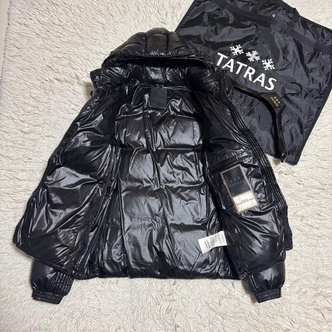TATRAS BELBO ダウンジャケット ブラック 04 カード ハンガー付属