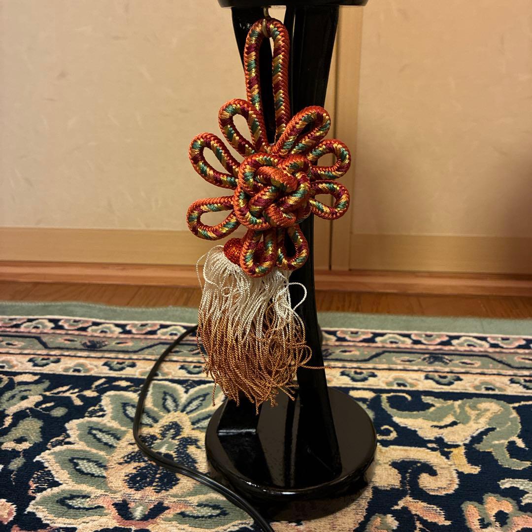 お雛様雪洞　伝統工芸木製品　京錦三本足　桜