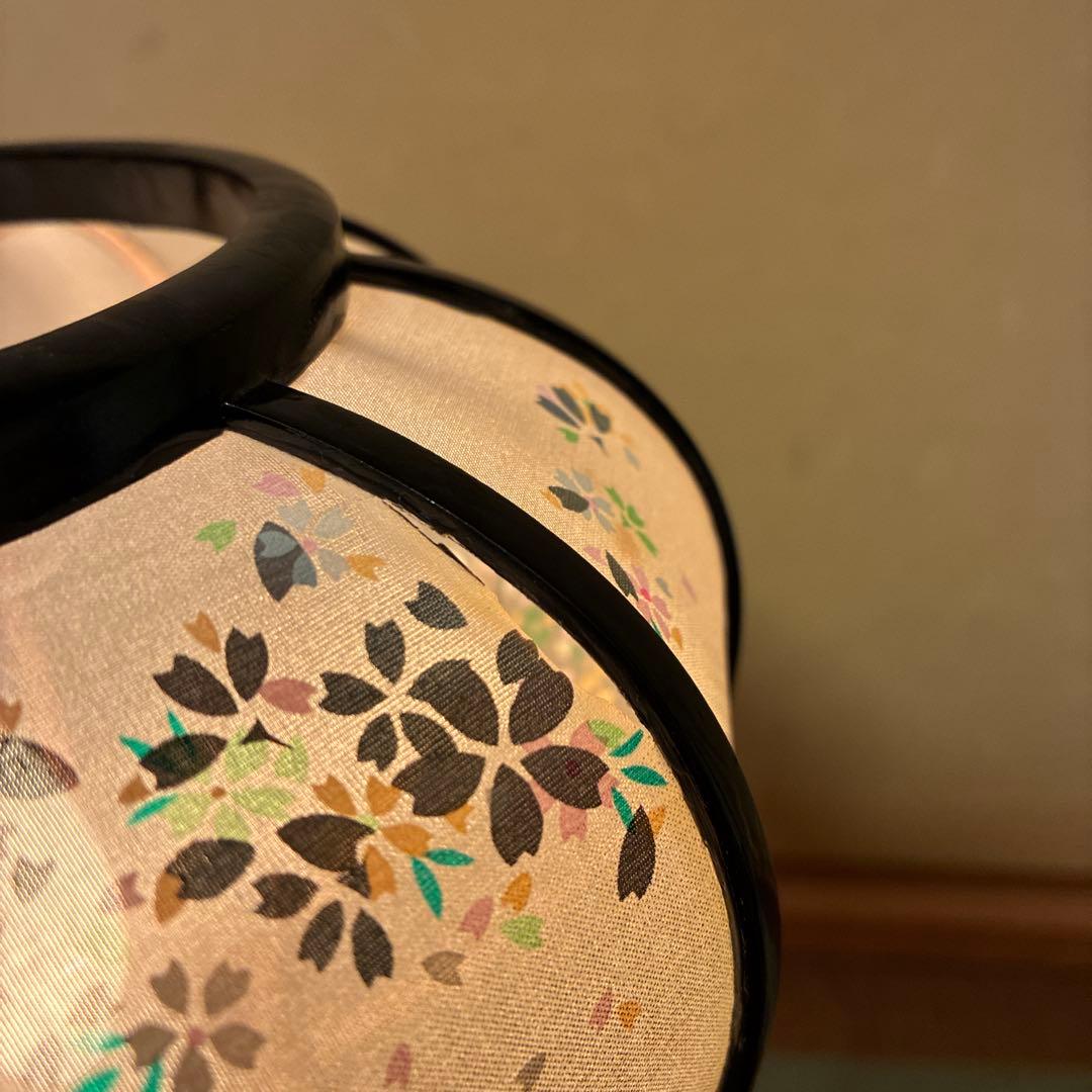 お雛様雪洞　伝統工芸木製品　京錦三本足　桜