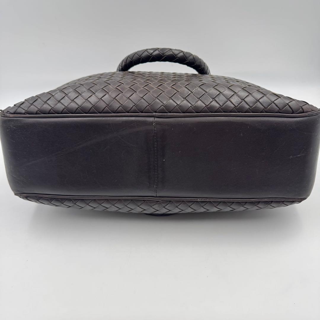 BOTTEGA VENETA ビジネスバッグ　ブラウン　オールレザー
