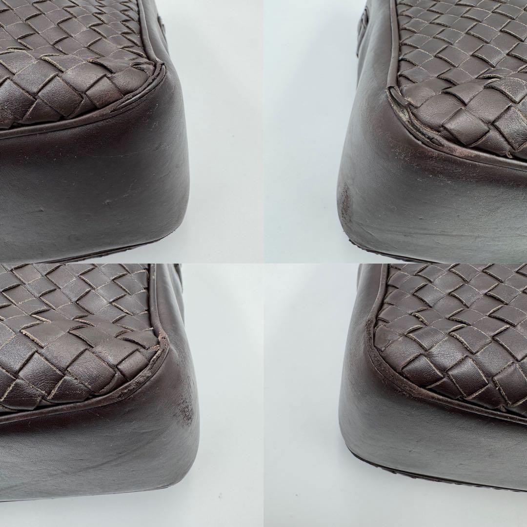 BOTTEGA VENETA ビジネスバッグ　ブラウン　オールレザー