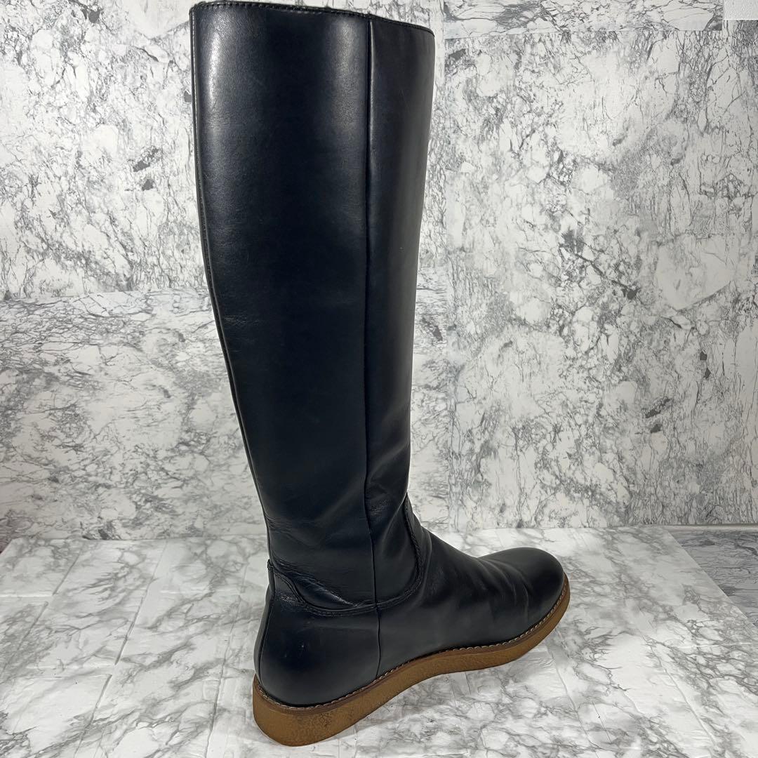 【美品】 COLE HAAN ロングブーツ GRAND.ØS 7Bサイズ 防水