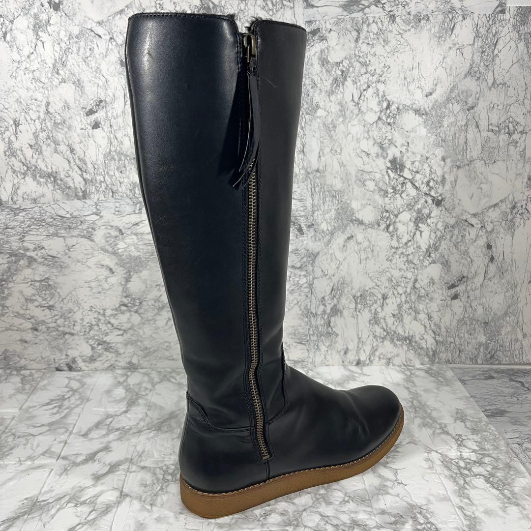【美品】 COLE HAAN ロングブーツ GRAND.ØS 7Bサイズ 防水