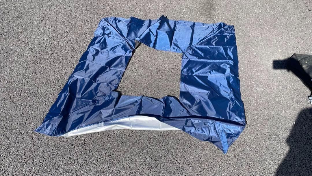 タープテント ワンタッチタープテント　3m×3m　オーニング付き