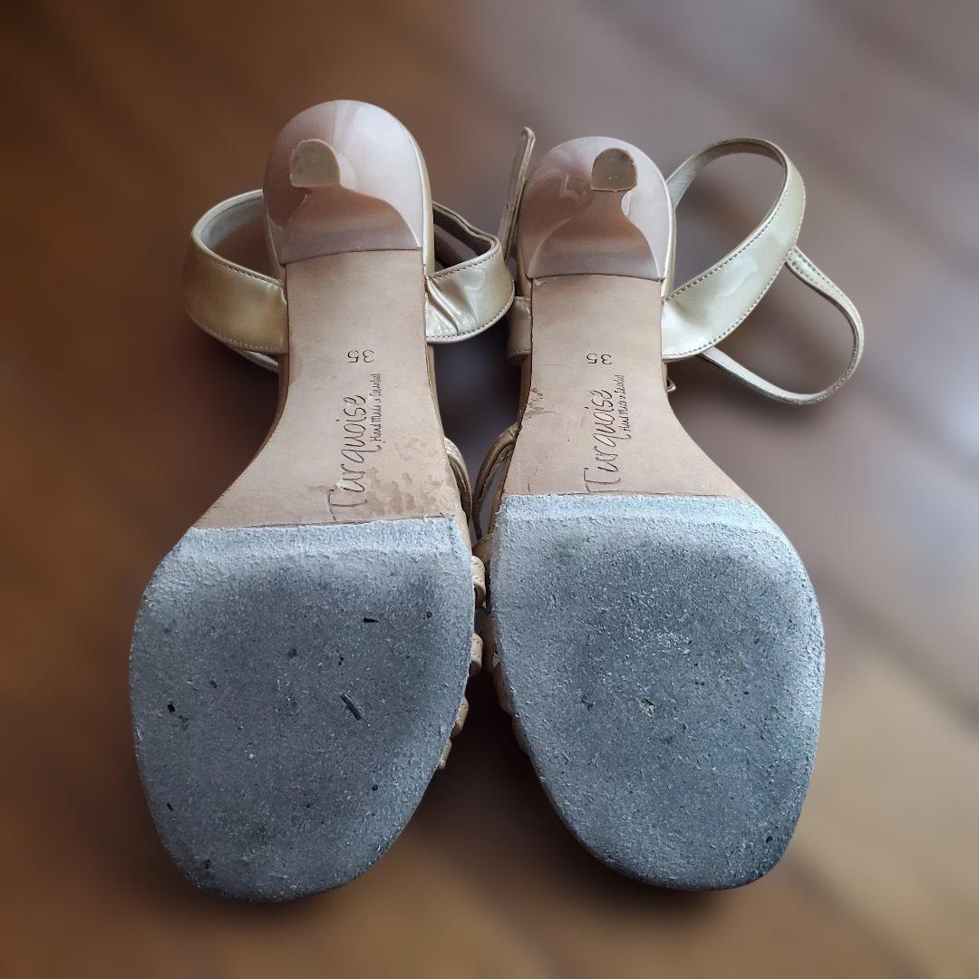 turpuoiseアルゼンチンタンゴシューズ35おまけシューズクリップ