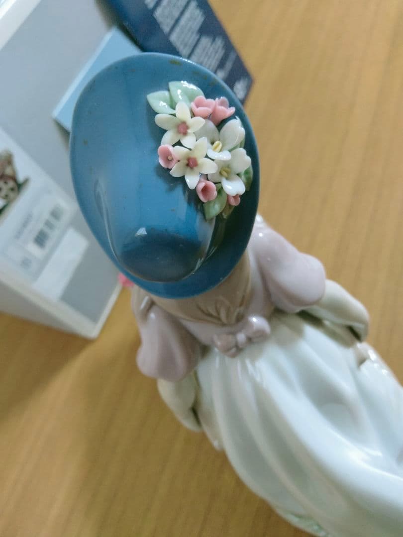 美品 リヤドロ「可愛いお花屋さん」
