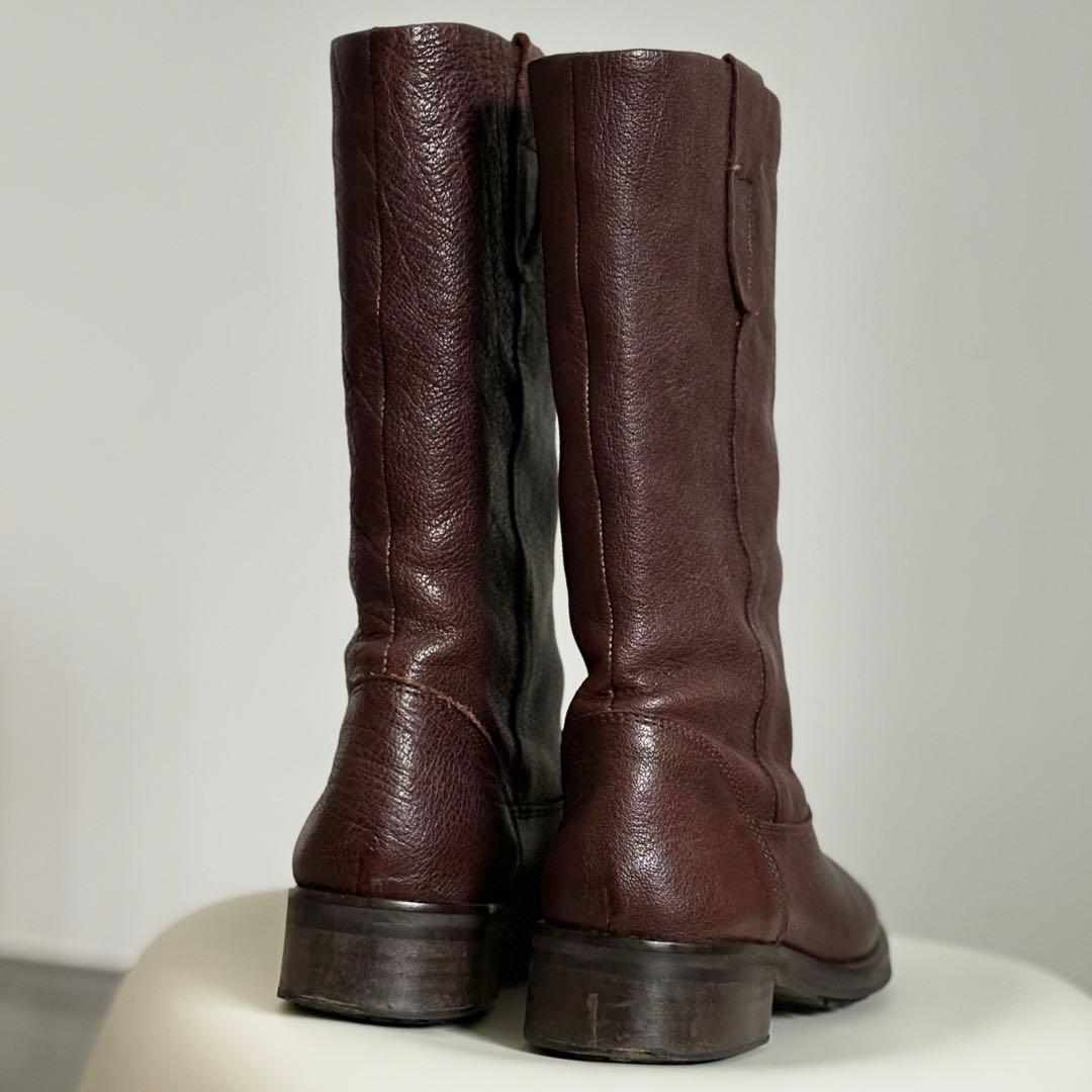 A.P.C レザーブーツ　ブラウン　美品