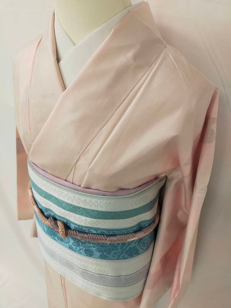 お見分け済　美品　正絹袷　本場色大島紬単品　証紙付