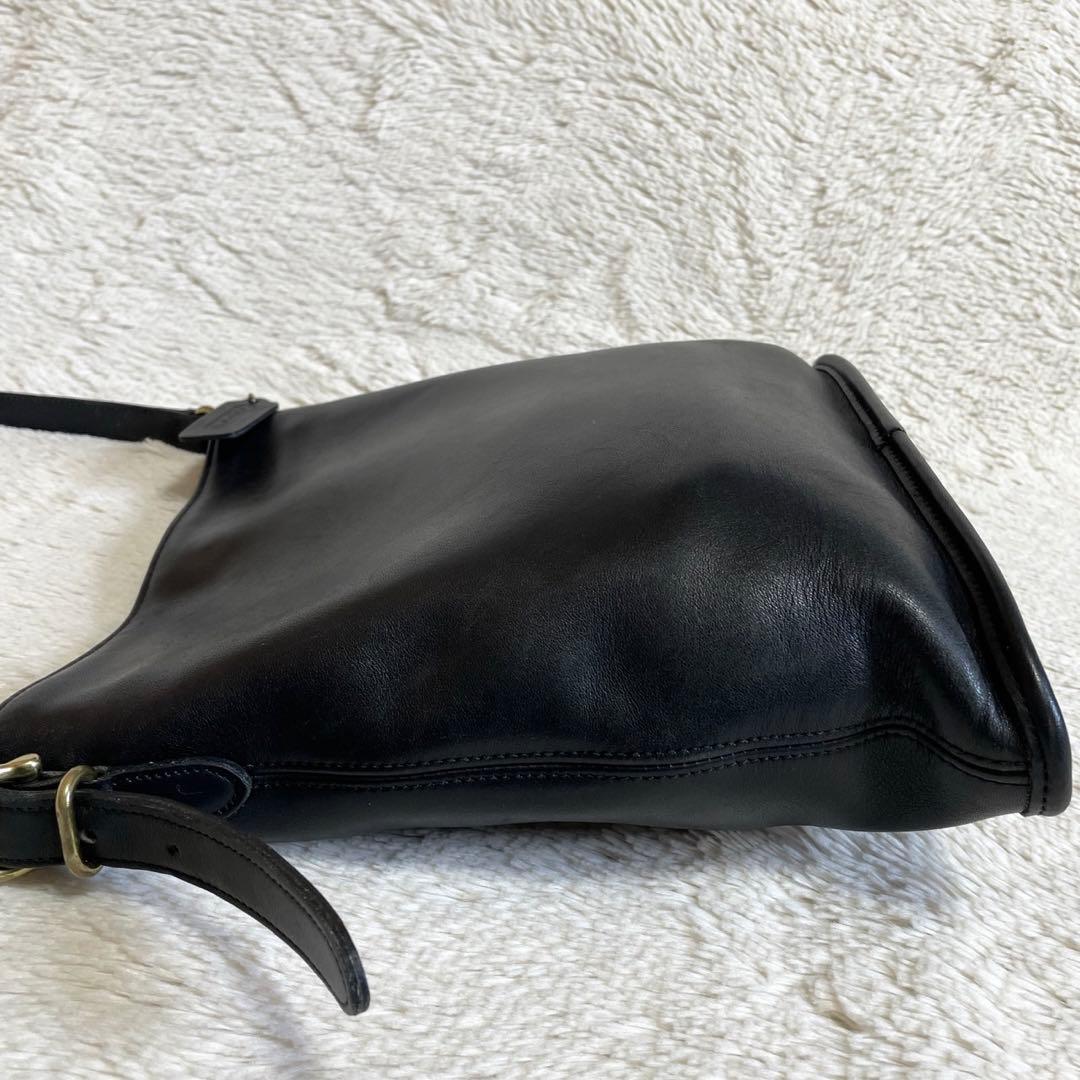 美品 オールドコーチ COACH クロスボディ オールレザー ショルダーバッグ
