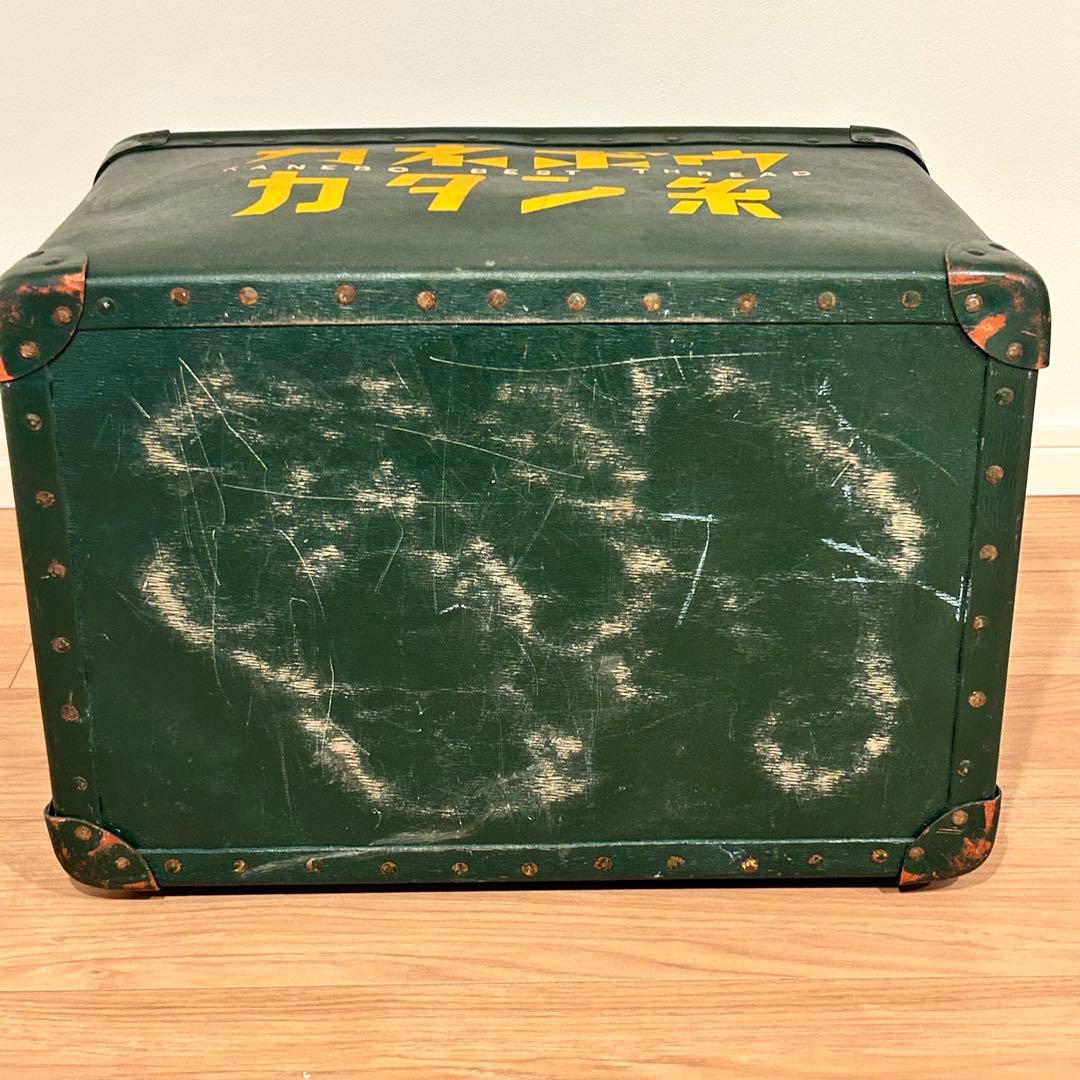 カネボウ カタン糸 昭和レトロ 古いボテ箱 レトロ雑貨　アンティーク