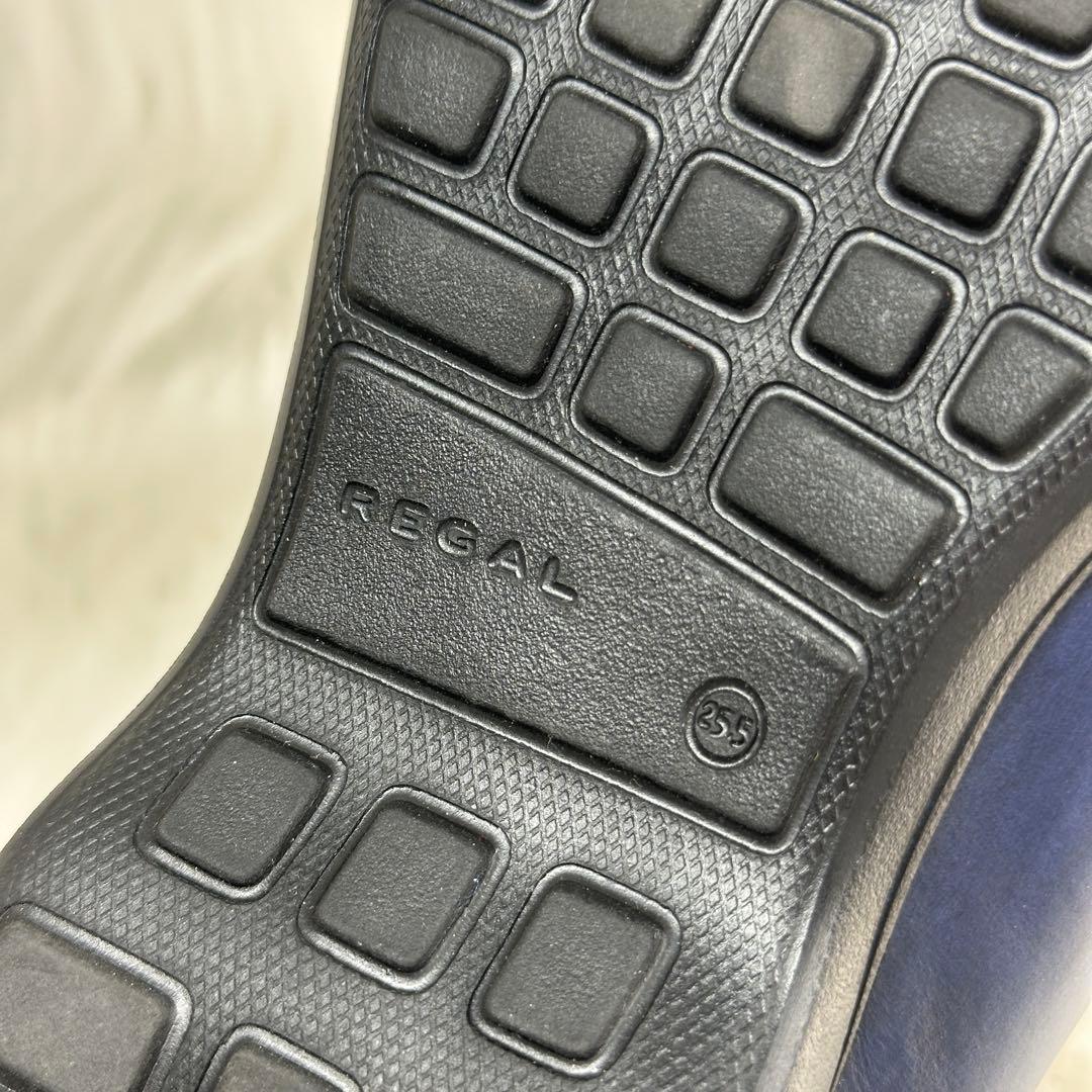 新品未使用品✨REGAL リーガル 56GR NC4F チロリアン モカシン　青