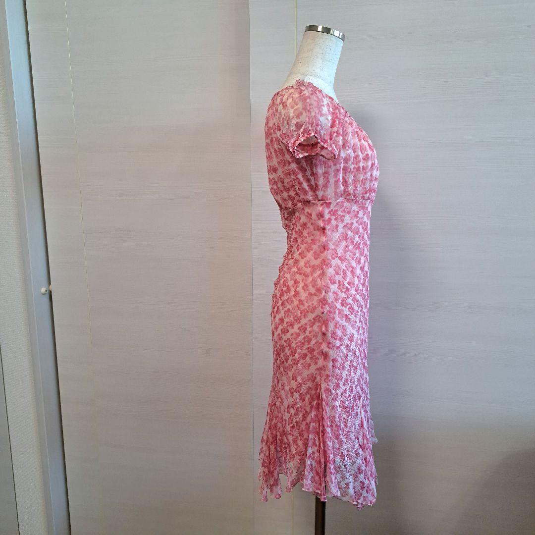 ブルーガール　シルクワンピース