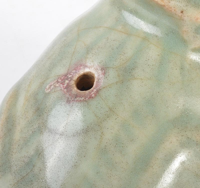 中国　龍泉窯　青磁　神獣　水滴　水注　時代箱 V R4306