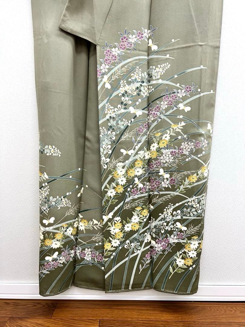 エリザベス★プロフ必読様　五つ紋　五三の桐　色留袖　比翼無し　作家物　共柄八掛