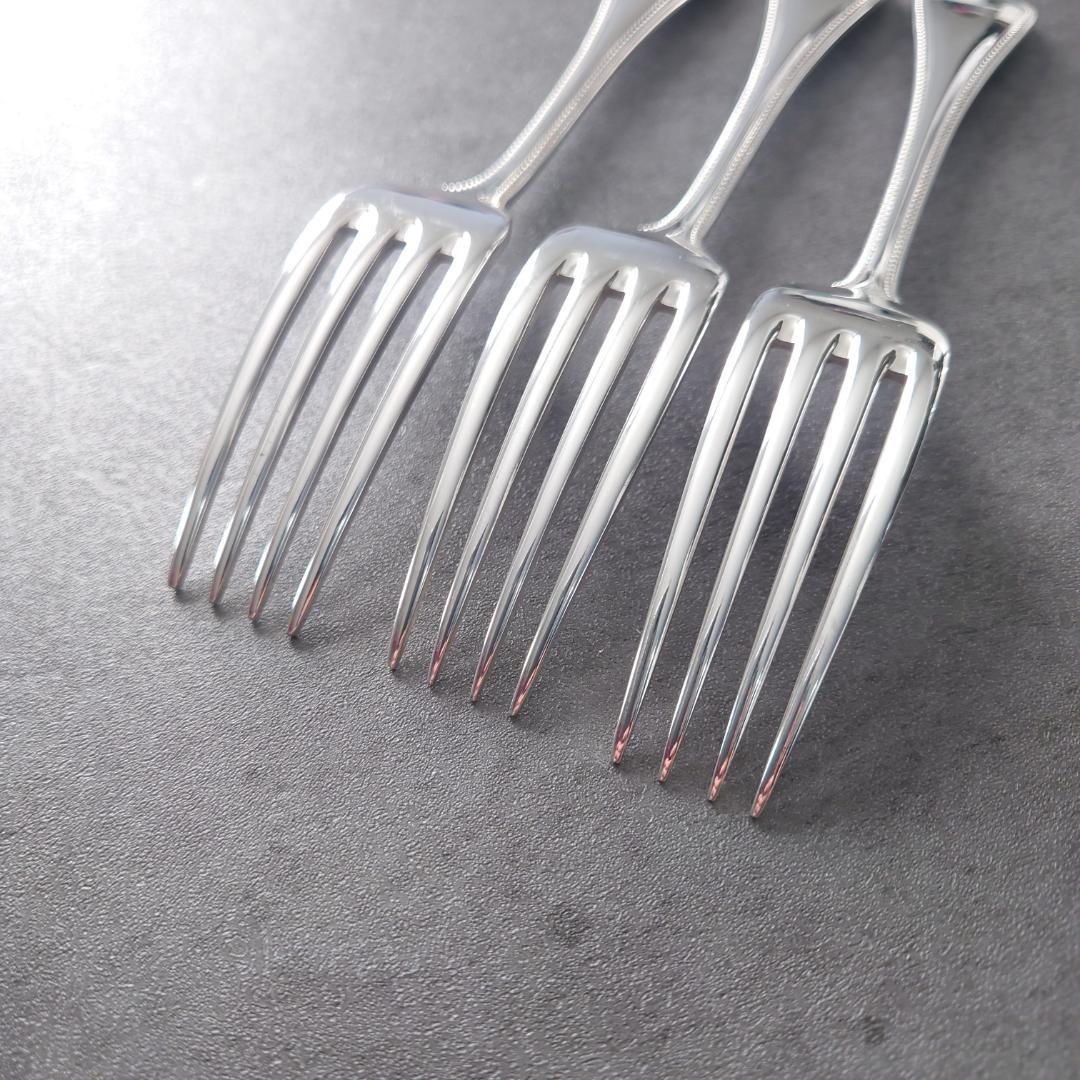 クリストフル パール テーブルフォーク 3点