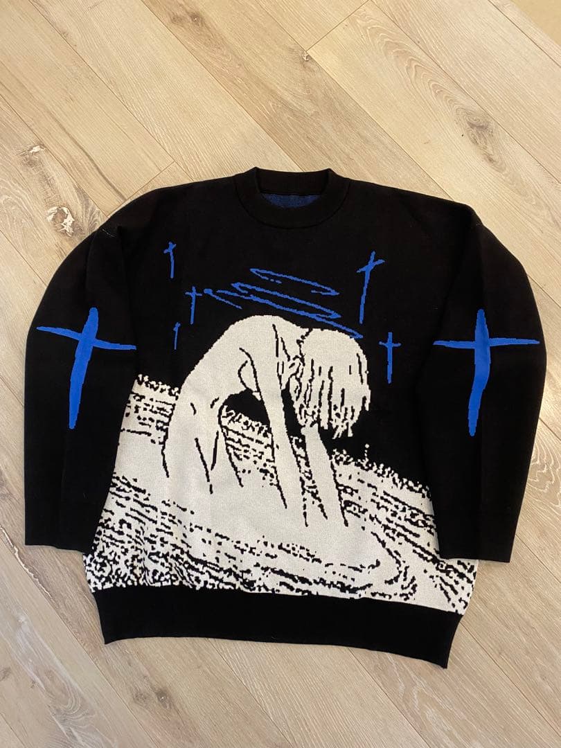 新世紀エヴァンゲリオン 旧劇場版　 リリス 綾波レイ ニット　y2k opium