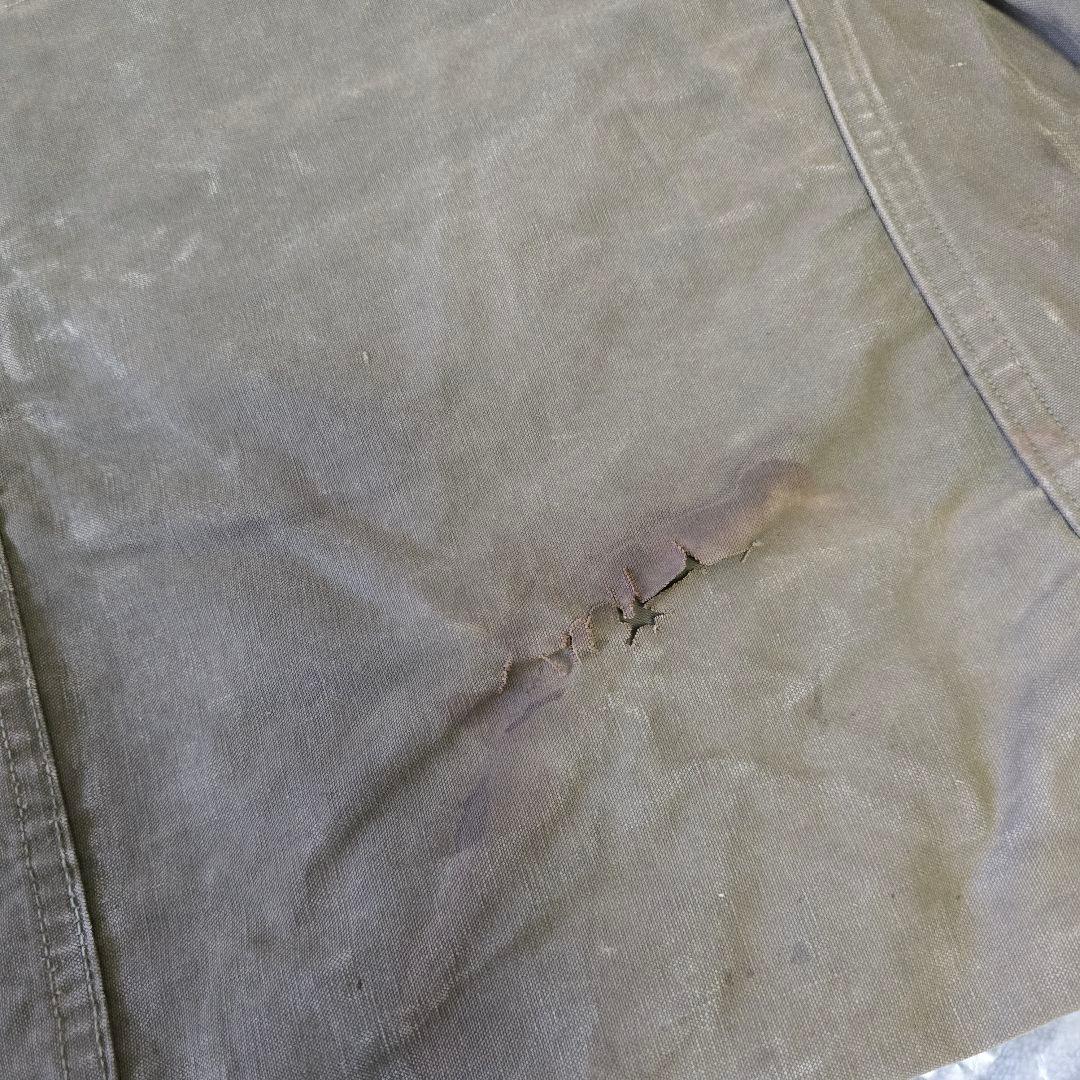 HINSON/ベスト/42/コットン/KHK/無地/40s/ムーンポケット