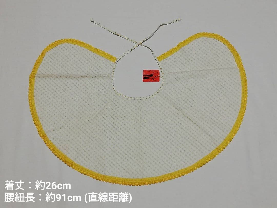 昭和レトロ 当時ものエプロン 小さめエプロン 三越百貨店 当時物 台所レトロ雑貨