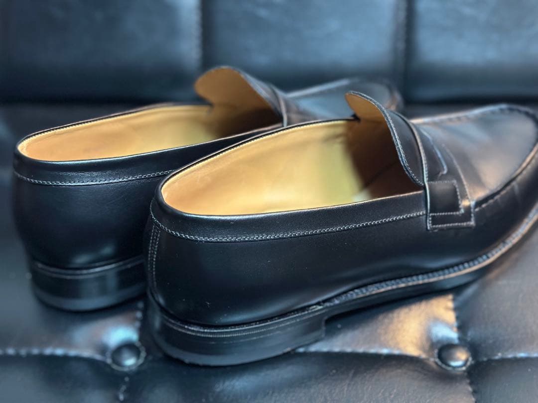 J.M. WESTON 黒ローファー 6D