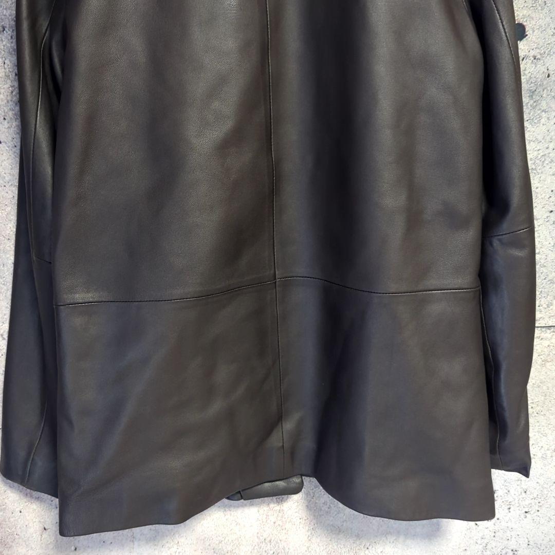 h*0様 BROOKS346 シャツアウター レザージャケット 薄手 柔らかい