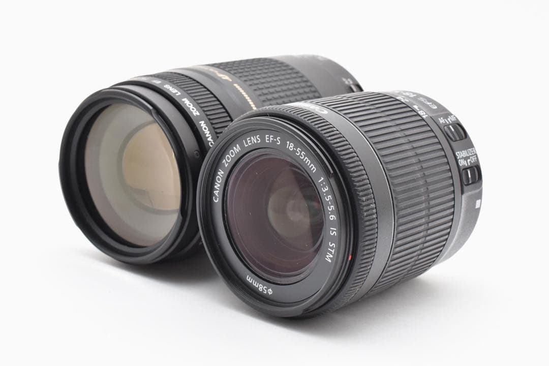 デジタル一眼レフカメラcanon kiss x9 標準&望遠ダブルレンズセット