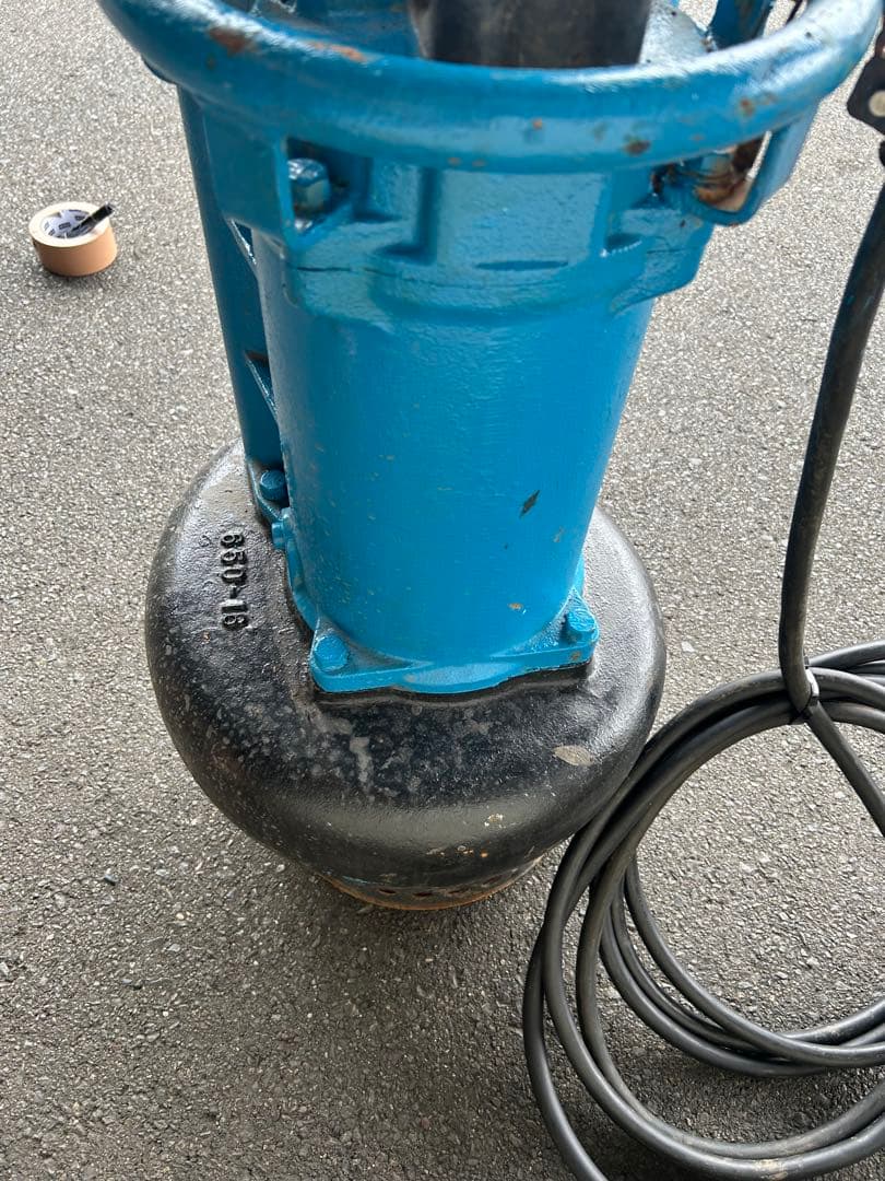 K3ツルミ一般工事排水用水中ポンプKRS-85.5 200V 50Hz 5kW5